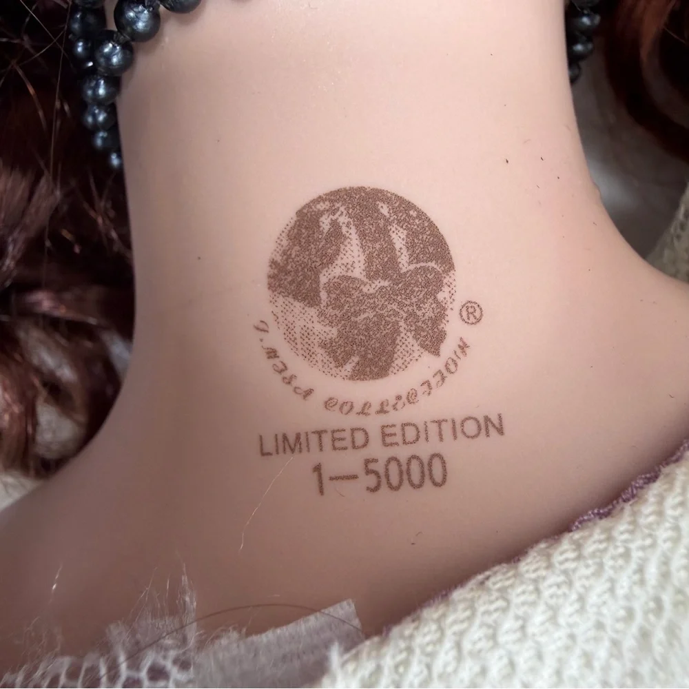 Vintage Style 27” Porcelain Doll Victorian Dress Cottagecore Decor - Picture 12 of 14